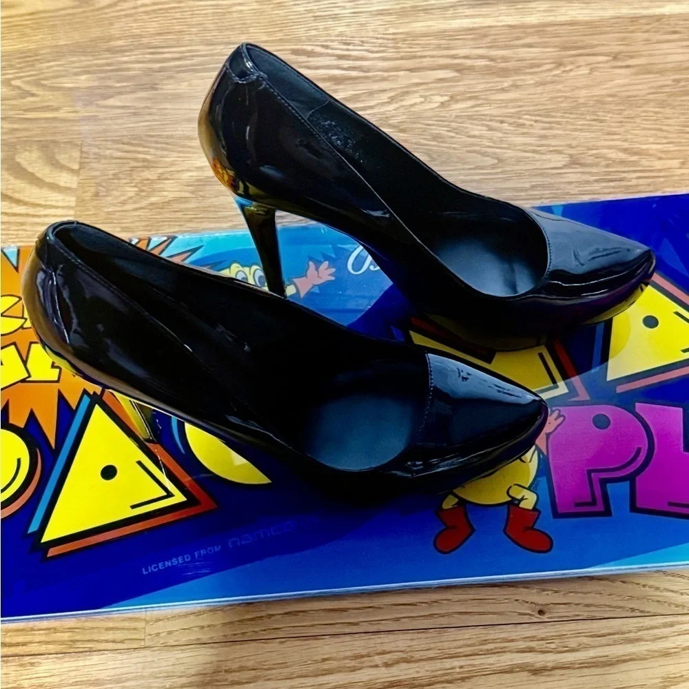 Black Aldo Heels Size 9 US - Picture 1 of 5